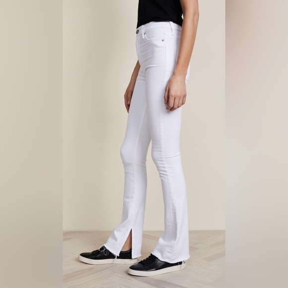 Hudson Heartbreaker High-Rise Bootcut Jeans in Optical White - Picture 1 of 16